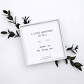Personalised “A Little Something to Say…” Sterling Silver Stud Earrings – Custom Message Quote Card