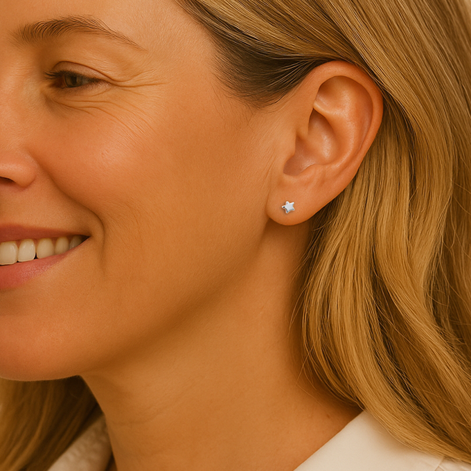 Worlds Best Gift – Personalised Sterling Silver Stud Earrings | Custom “You’re the Best in the World” Jewellery Keepsake