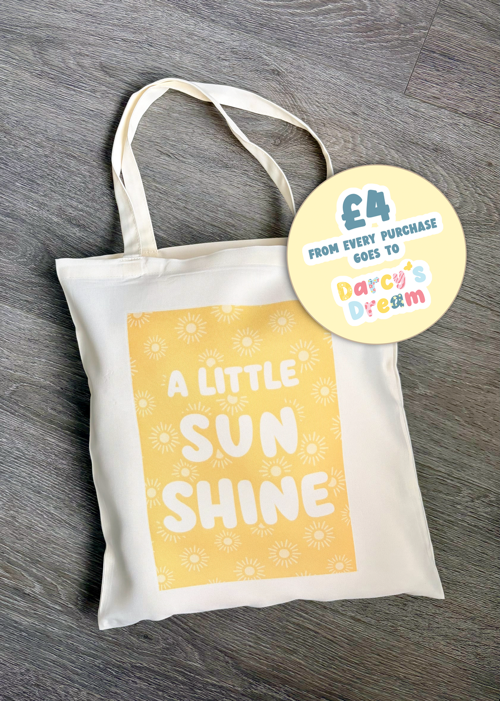 A Little Sunshine Tote Bag - Darcy’s Dream Collection