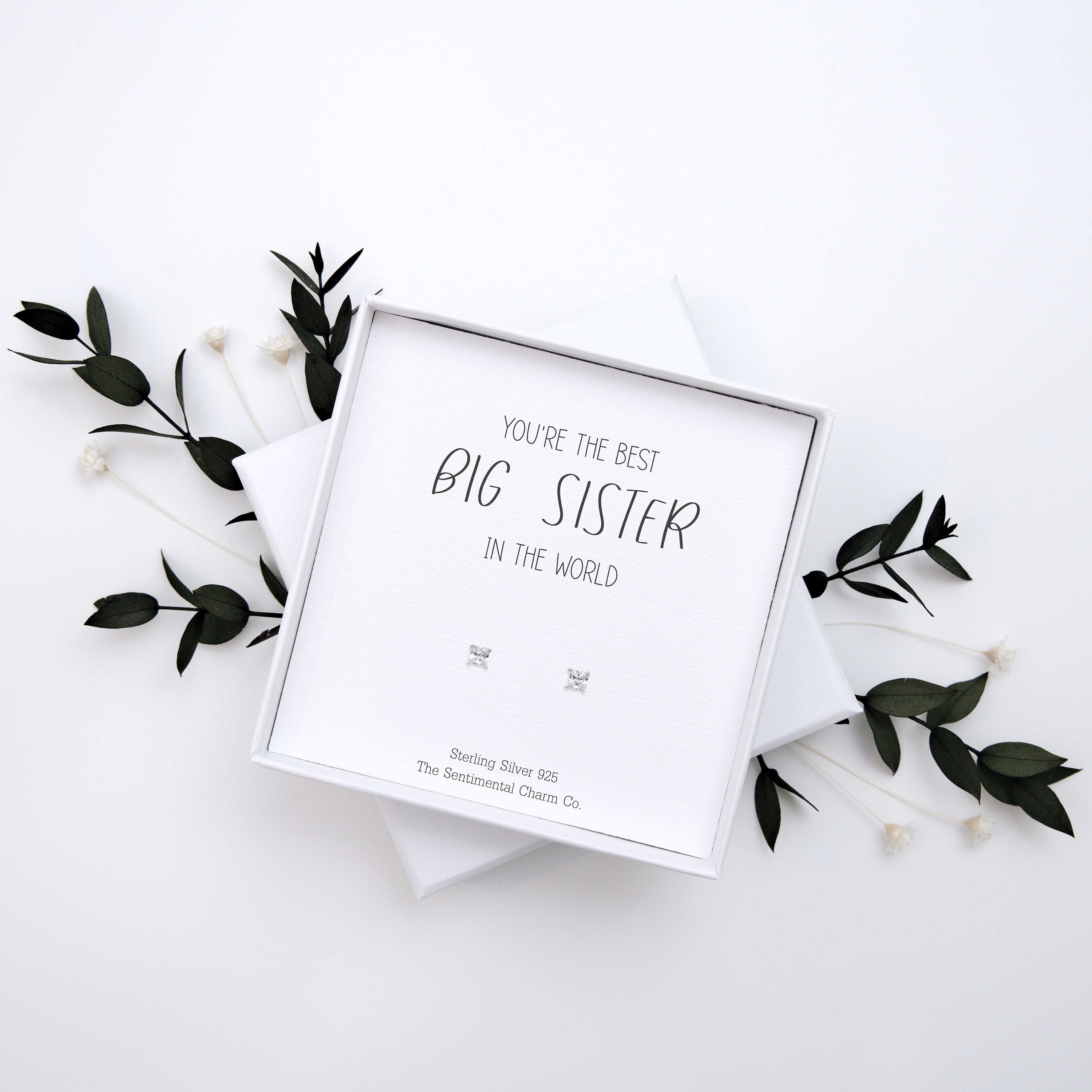 Personalised “You’re the Best ___ in the World” Silver Stud Earrings – From a Child Gift
