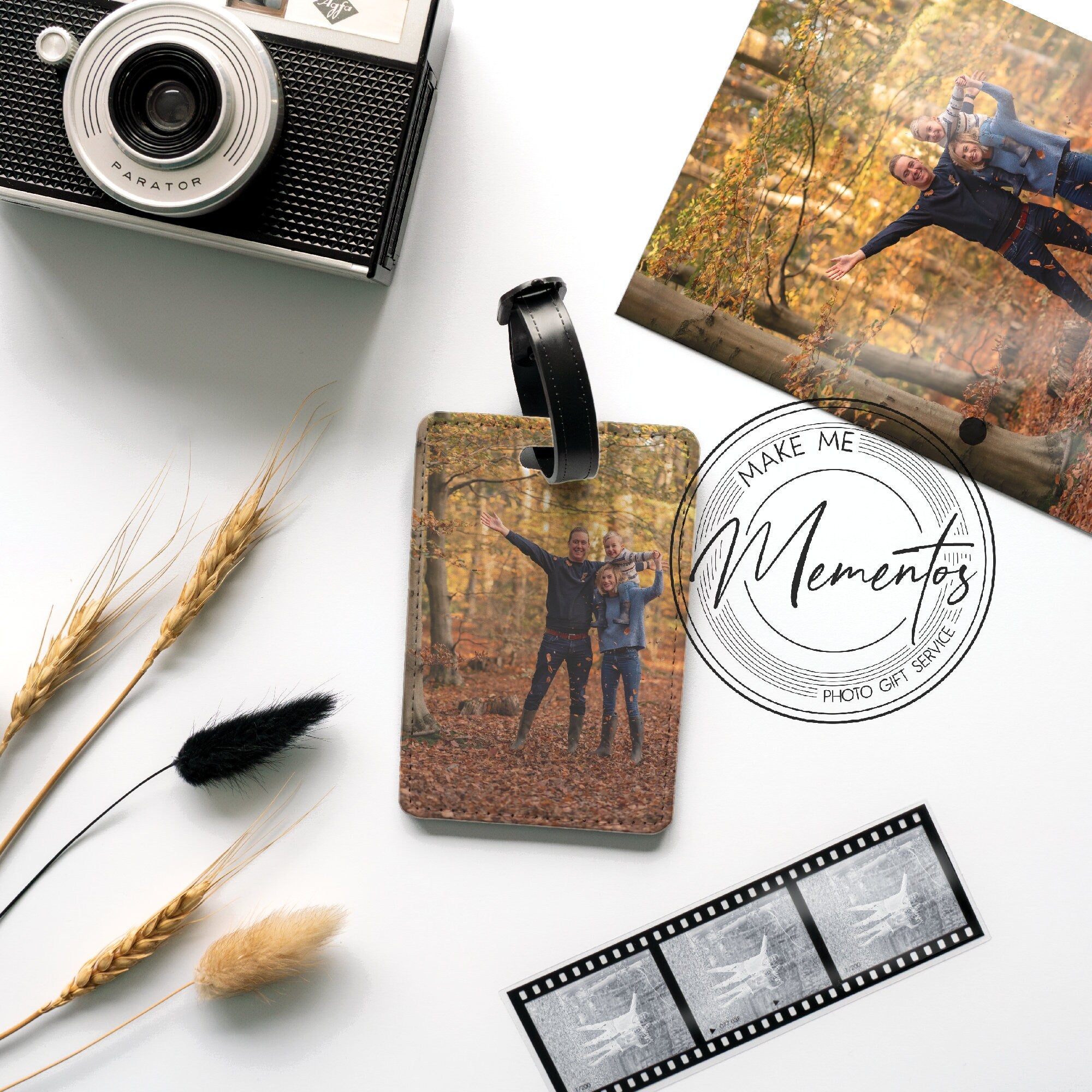 Custom Photo Luggage Tag – Personalised Picture Travel Tag