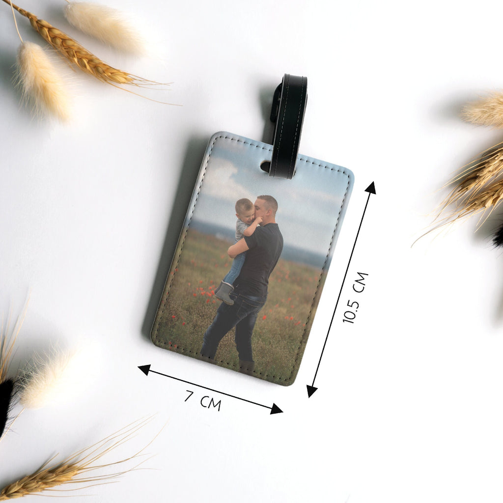 Custom Photo Luggage Tag – Personalised Picture Travel Tag