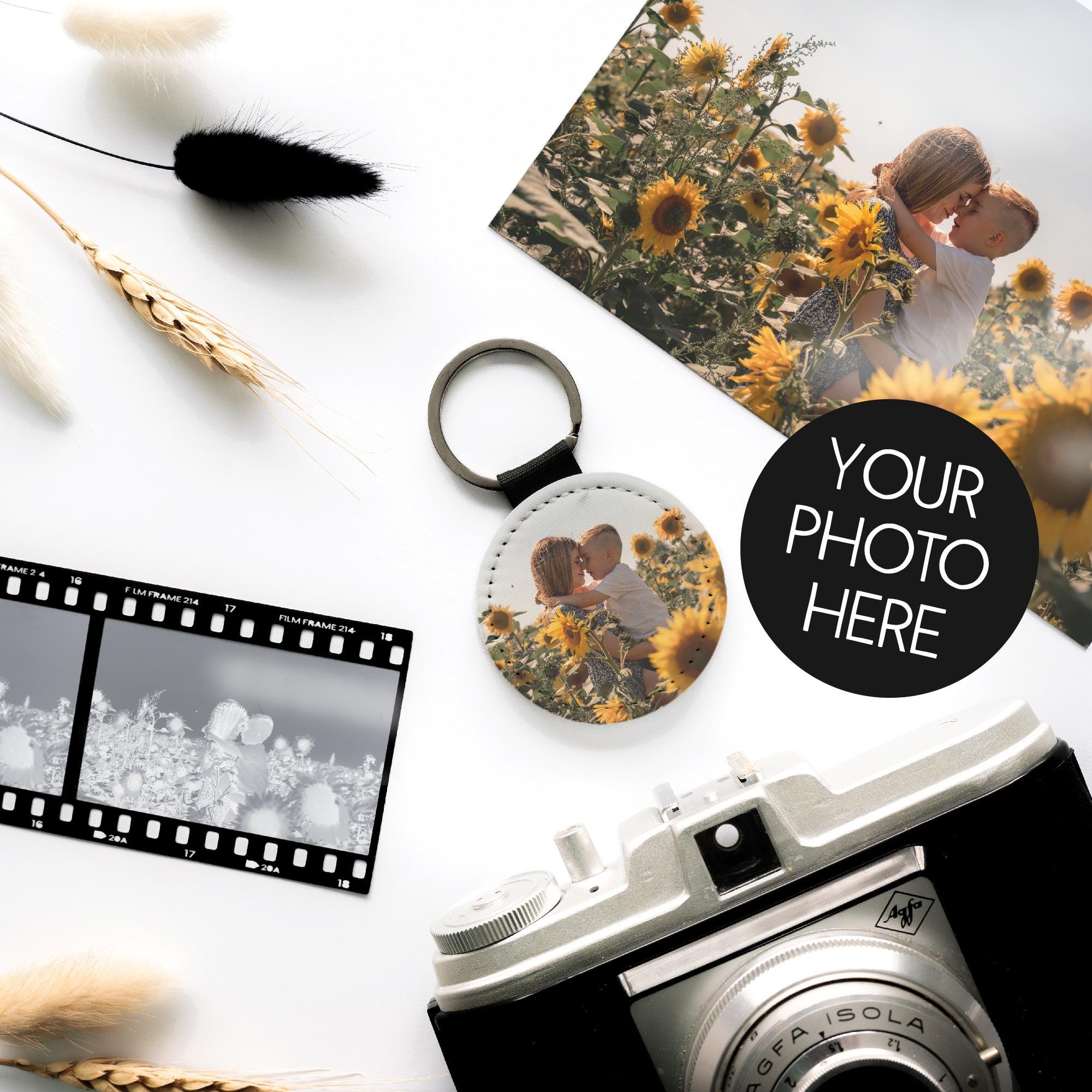 Custom Photo Keyring – Personalised Picture Keychain