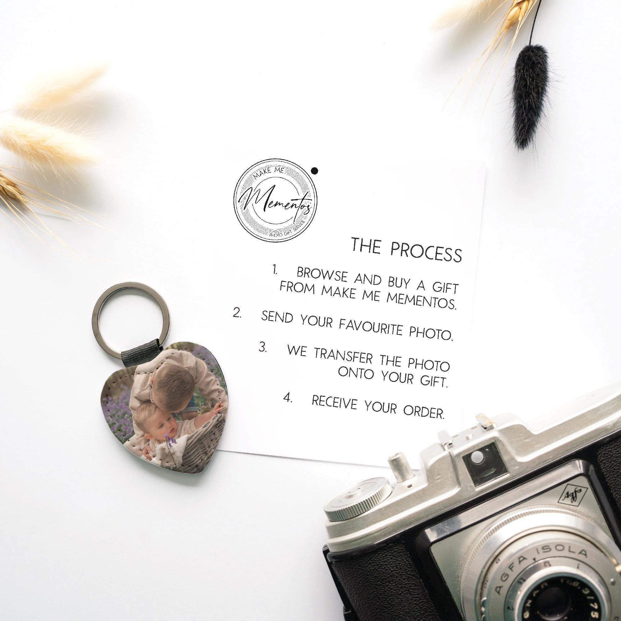 Custom Photo Keyring – Personalised Picture Keychain