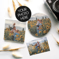 Custom Photo Ceramic Coaster – Personalised Picture Drinks Coaster