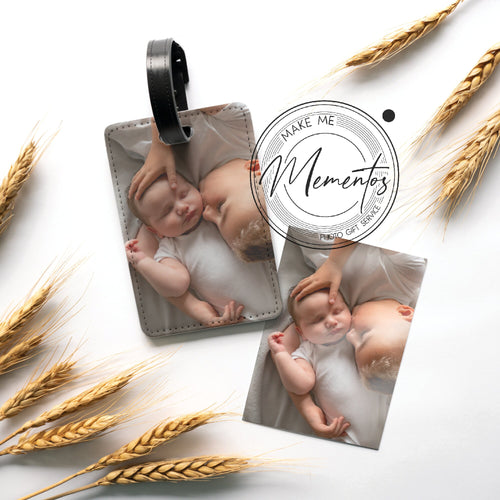 Custom Photo Luggage Tag – Personalised Picture Travel Tag