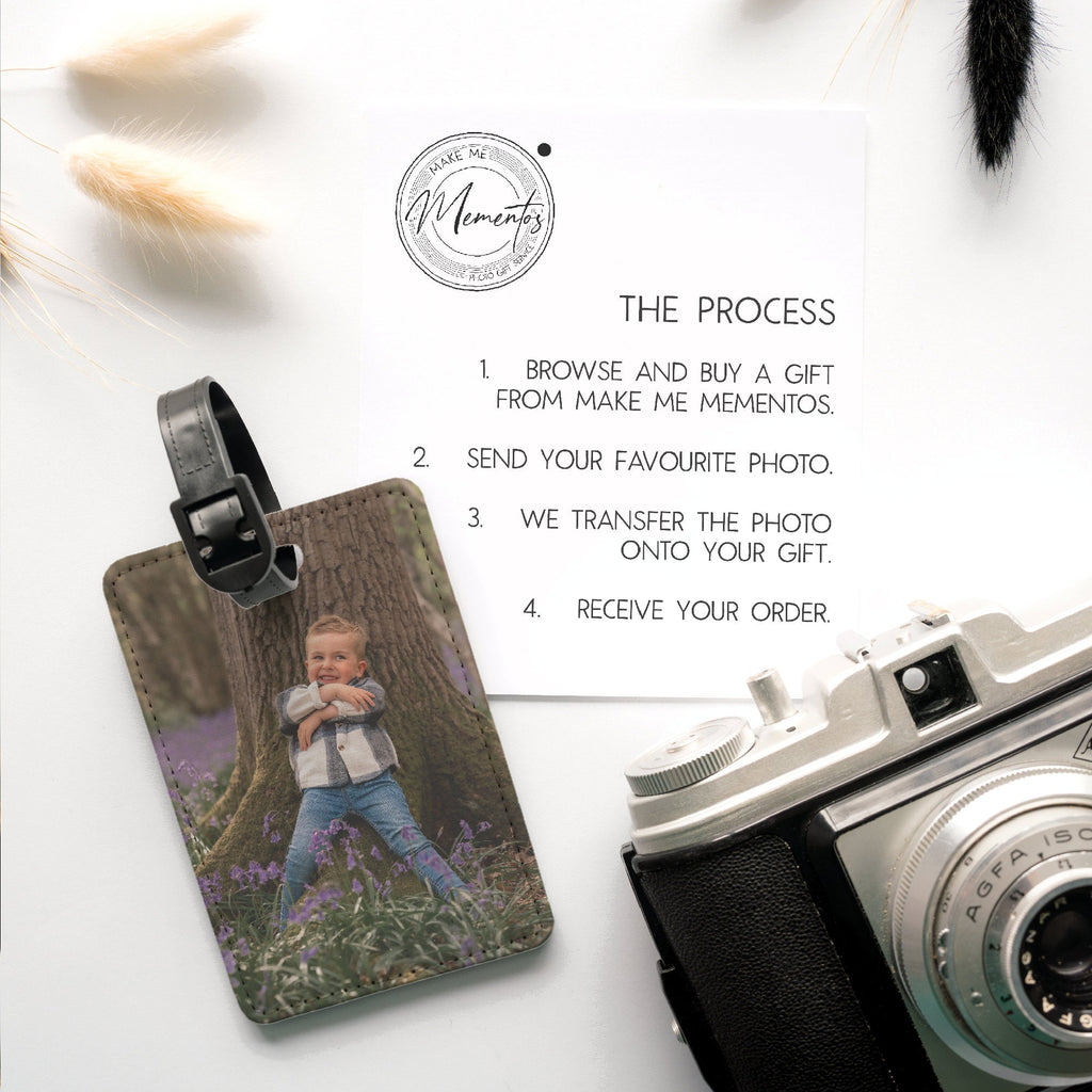 Custom Photo Luggage Tag – Personalised Picture Travel Tag