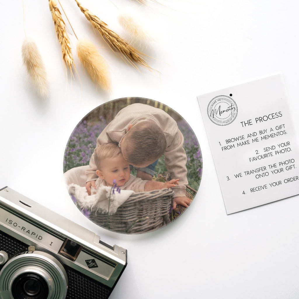 Custom Photo Ceramic Coaster – Personalised Picture Drinks Coaster