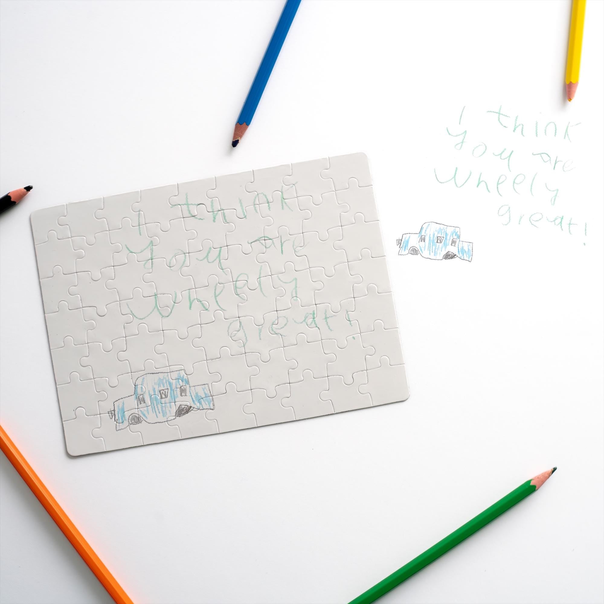Personalised Kids Artwork Puzzle (Magnetic A5 or A4) – Custom Child’s Drawing Gift for Him from Child | Sentimental Keepsake