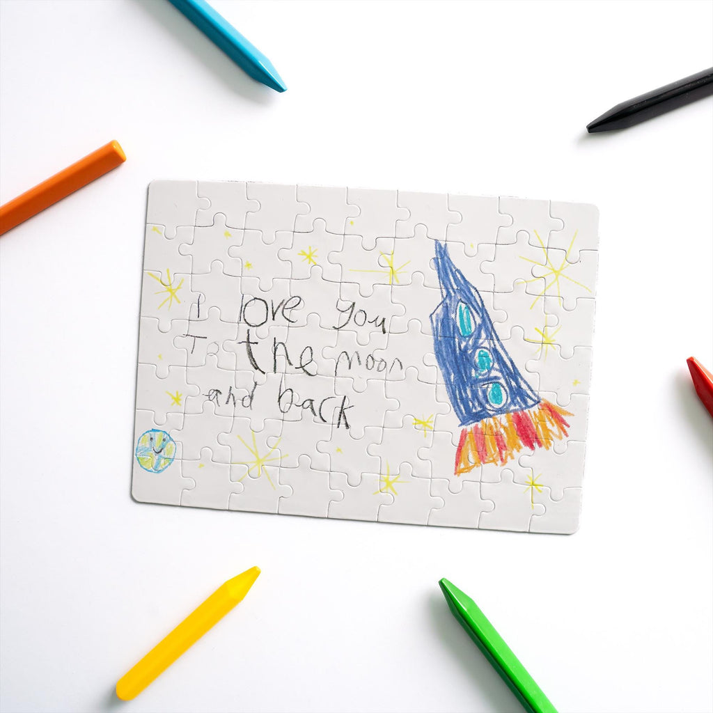 Personalised Kids Artwork Puzzle (Magnetic A5 or A4) – Custom Child’s Drawing Gift for Him from Child | Sentimental Keepsake
