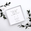 Sentimental Gift – “Twinkle, Twinkle, Little Star” Sterling Silver Stud Earrings with Personalised Message