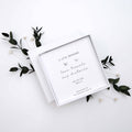 Long Distance Keepsake Gift – “Love Travels Any Distance” Sterling Silver Stud Earrings with Personalised Message