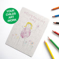 Personalised Kids Artwork Puzzle – Custom Child’s Drawing Gift for Her from Child | Sentimental Keepsake