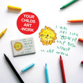 Personalised Kids Artwork Ceramic Fridge Magnet – Custom Drawing Gift for Him