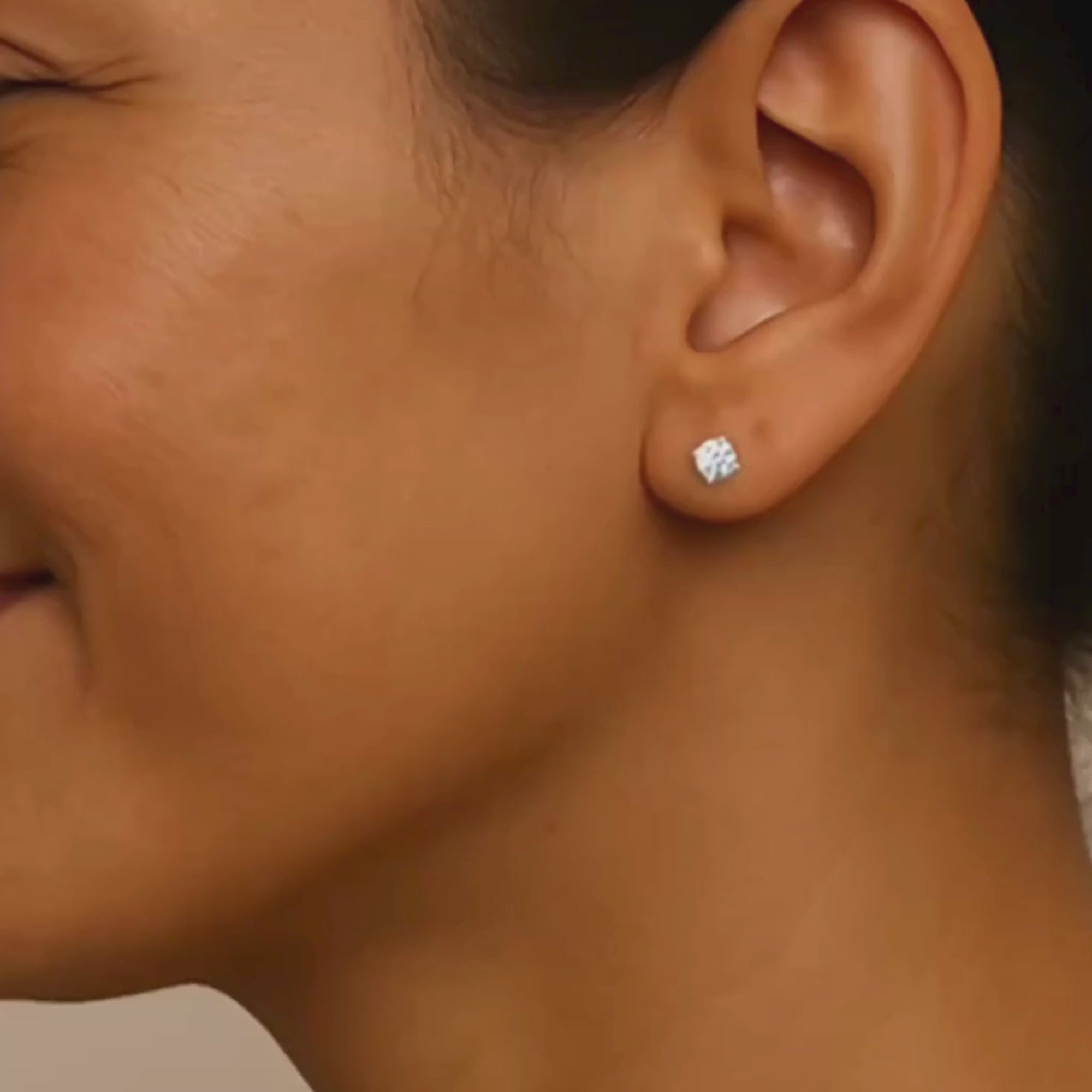 Long Distance Keepsake Gift – “No Matter Where Life Takes Us” Sterling Silver Stud Earrings with Personalised Message