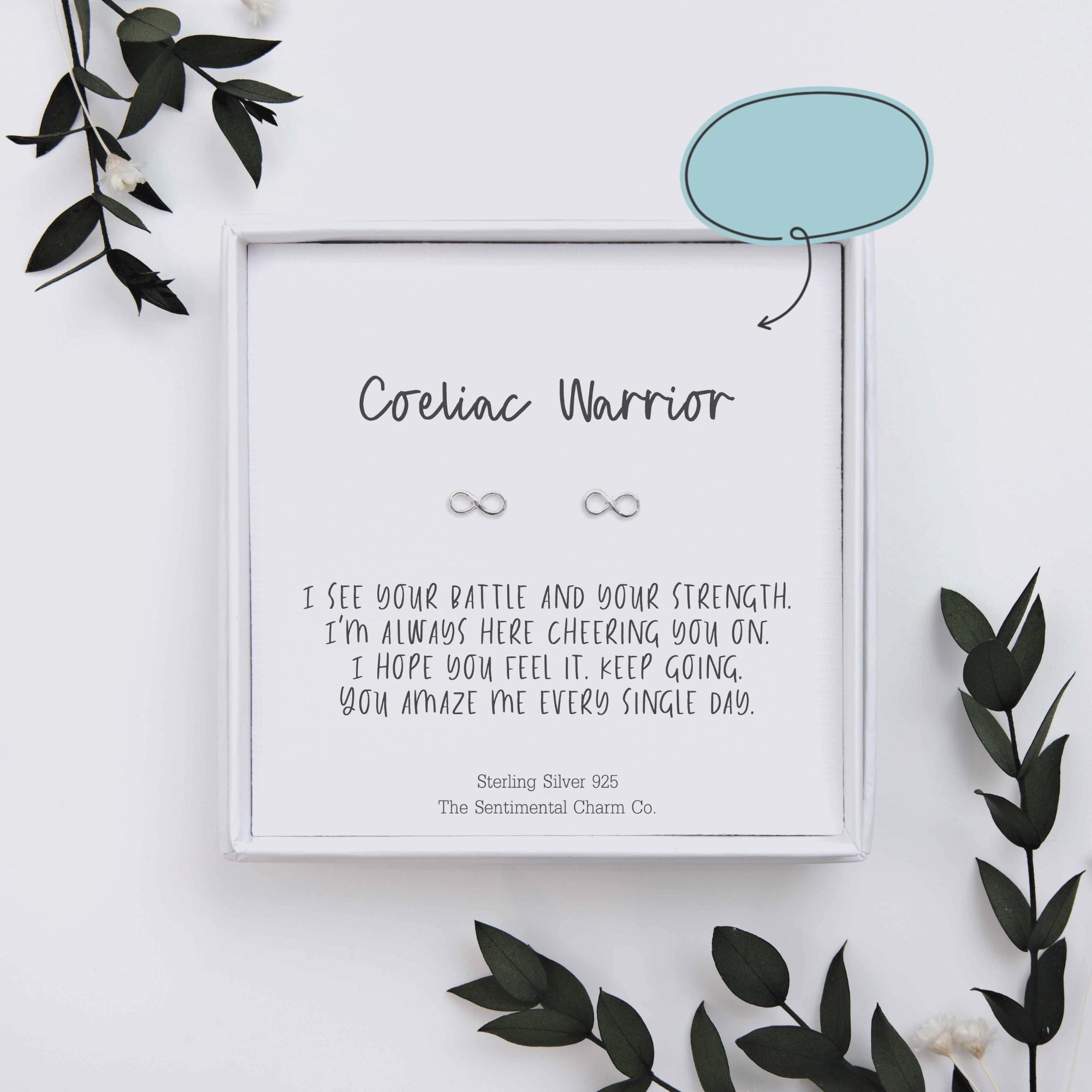 “___ Warrior” Sterling Silver 925 Stud Earrings